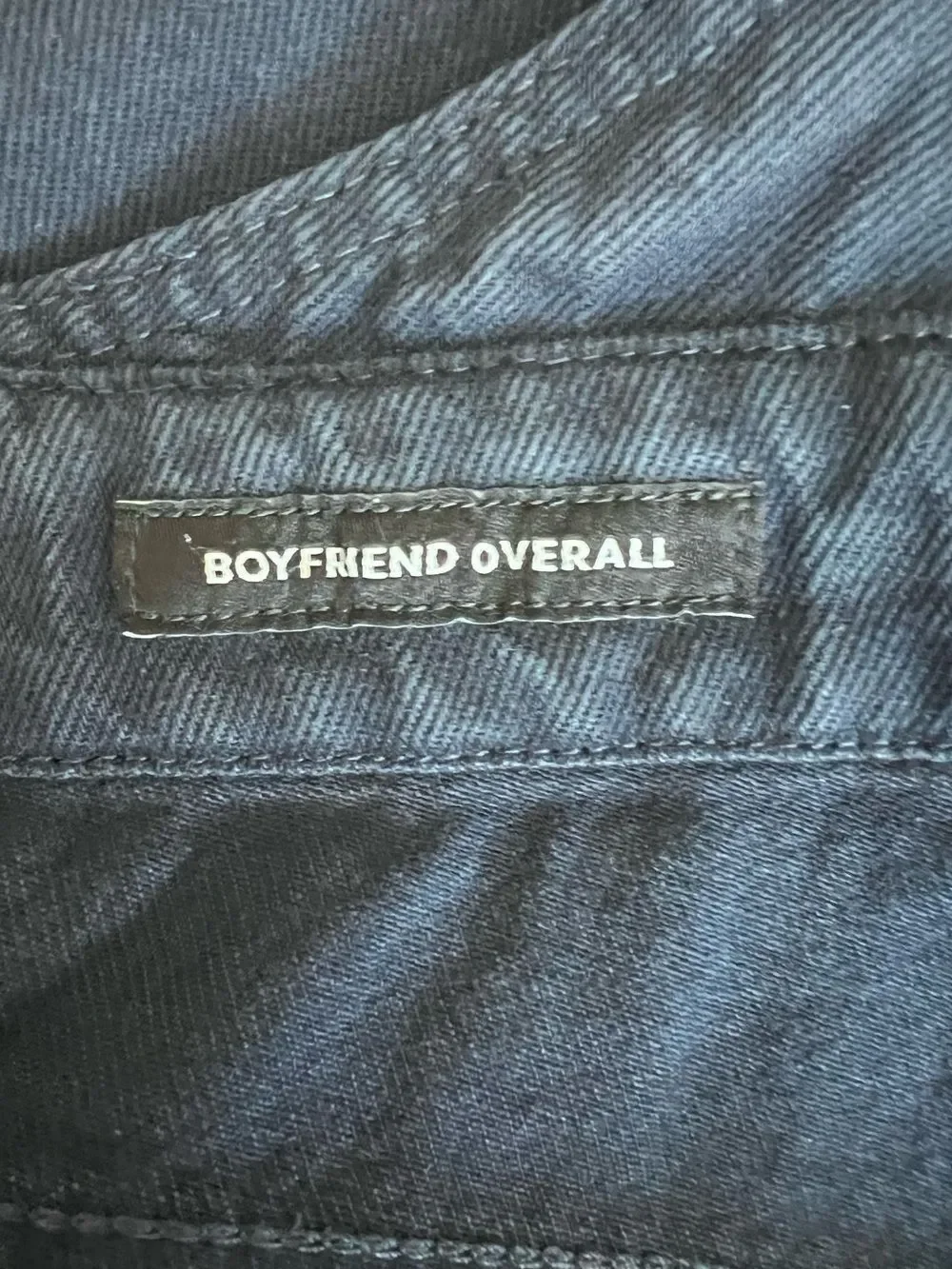 Lucky Brand Boyfriend Overall Dark Denim Size X-Small